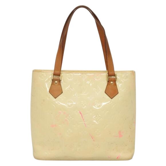 LOUIS VUITTON Monogram Vernis Houston Hand Bag Perle M91342 - Picture 2 of 13